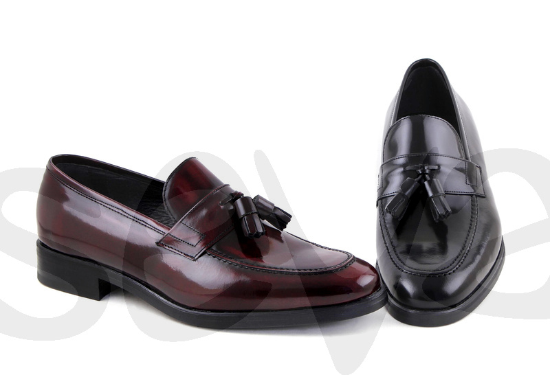 anunciar Vagabundo irregular Zapatos Mocasines clásicos con borlas para hombre en piel 10743 | alfombras  económicas online