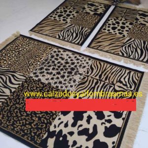 alfombras finas lavables mod: leopardo
